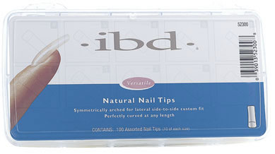 ibd Natural Nail Tips, 100 шт. - Натуральные типсы (ассорти)