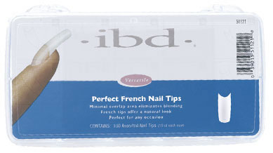 Ibd Perfect French Nail Tips, 100шт. - Французские типсы (ассорти)
