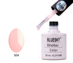 Гель-лак Bluesky Shellac 504 (нежно-розовый) 10 мл  
